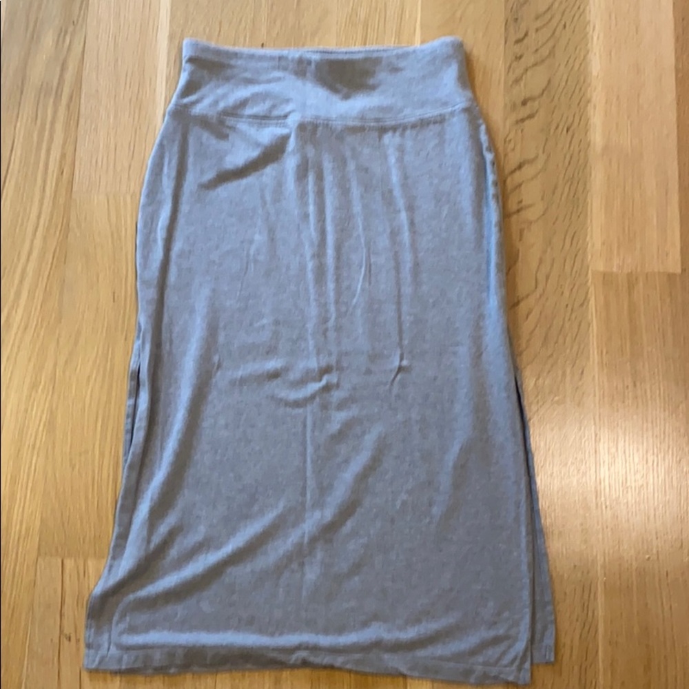 Athleta Jersey high rise midi skirt